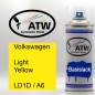 Preview: Volkswagen, Light Yellow, LD1D / A6: 400ml Sprühdose, von ATW Autoteile West.